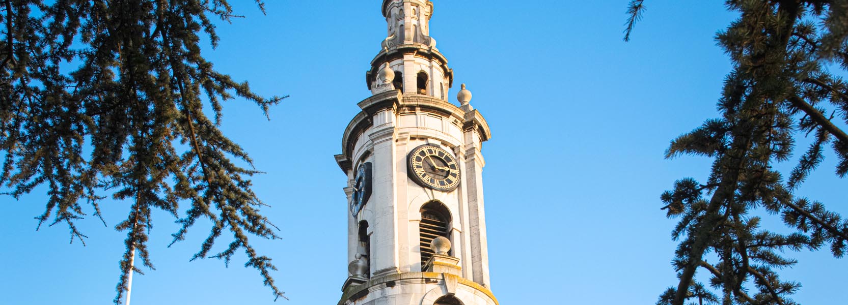 A church spire